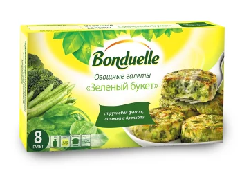 Овощные галеты Зеленый букет Bonduelle
